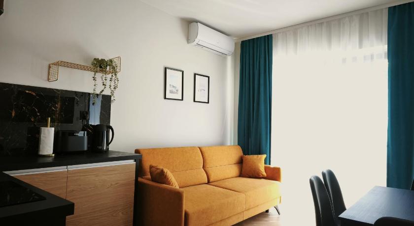 Apartament z 1 sypialnią i balkonem