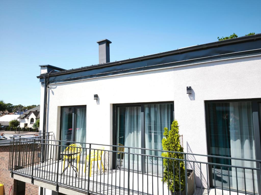 Apartament z 1 sypialnią i balkonem